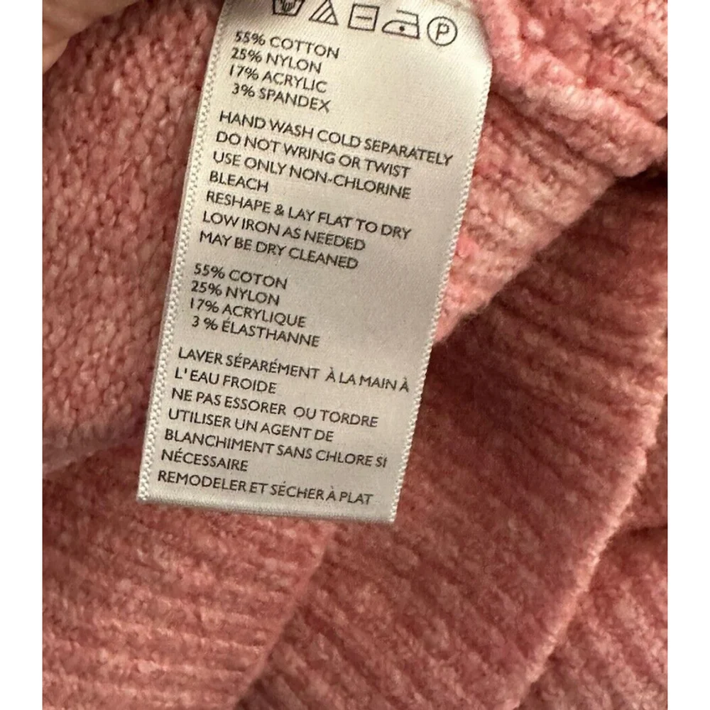 Silence‎ + Noise Urban Outfitters Crossover Sweater Size XS Pink Soft & Cozy
